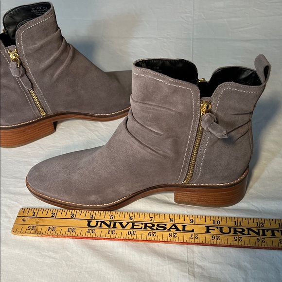Cole Haan Gray Suede Ankle Boots Sz. 11B - Picture 13 of 13